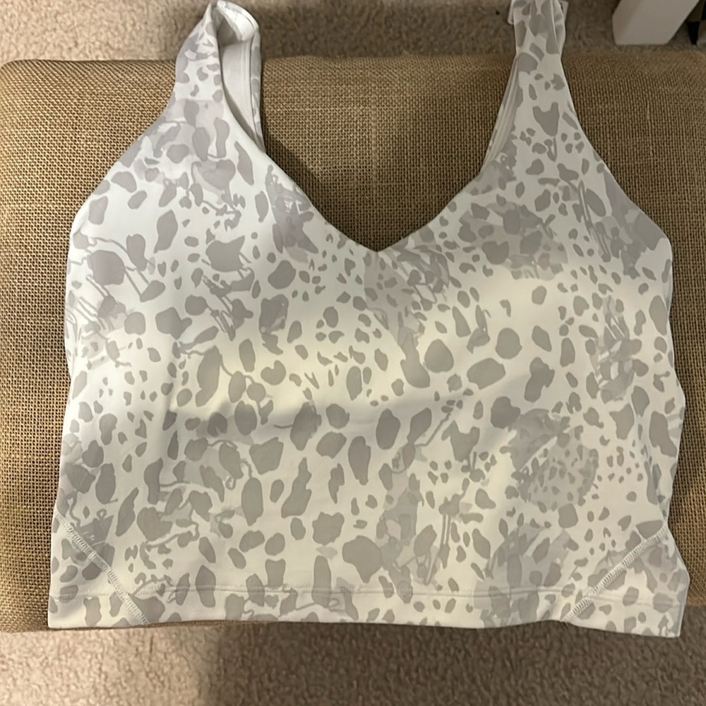 Lululemon Align Tank cheetah print size 8